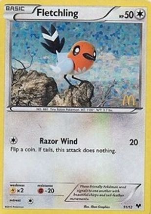 Fletchling (11/12) [McDonald's Promos: 2014 Collection] - Trinity Hobby