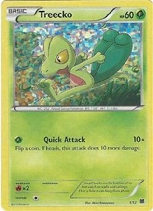 Treecko (1/12) [McDonald's Promos: 2015 Collection] - Trinity Hobby