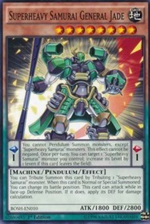Superheavy Samurai General Jade [BOSH-EN010] Common - Trinity Hobby