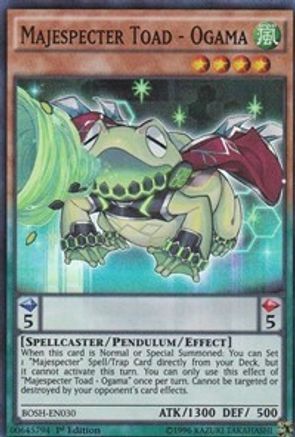 Majespecter Toad - Ogama [BOSH-EN030] Super Rare - Trinity Hobby