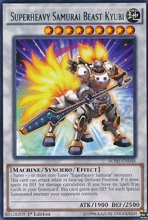 Superheavy Samurai Beast Kyubi [BOSH-EN048] Rare - Trinity Hobby