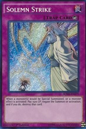 Solemn Strike [BOSH-EN079] Secret Rare - Trinity Hobby