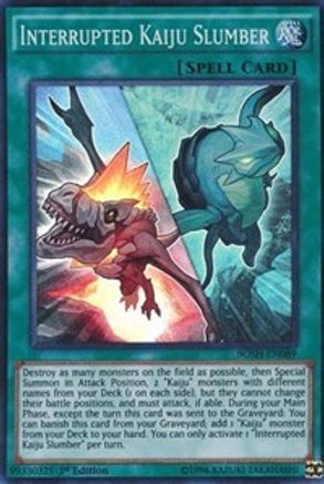 Interrupted Kaiju Slumber [BOSH-EN089] Super Rare - Trinity Hobby