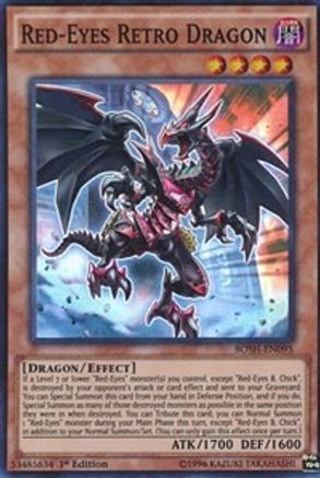 Red-Eyes Retro Dragon [BOSH-EN095] Super Rare - Trinity Hobby
