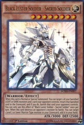 Black Luster Soldier - Sacred Soldier [BOSH-EN097] Ultra Rare - Trinity Hobby