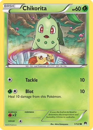 Chikorita (1/122) [XY: BREAKpoint] - Trinity Hobby