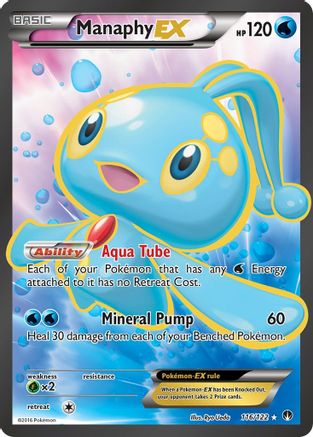 Manaphy EX (116/122) [XY: BREAKpoint] - Trinity Hobby