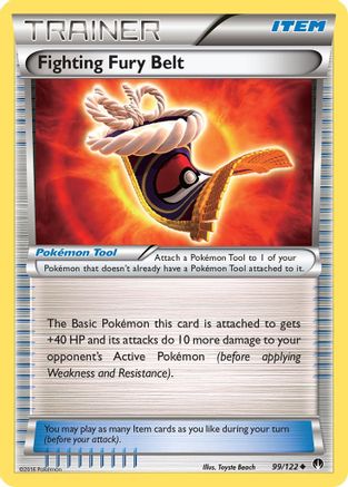 Fighting Fury Belt (99/122) [XY: BREAKpoint] - Trinity Hobby