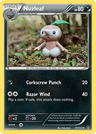 Nuzleaf (72/122) [XY: BREAKpoint] - Trinity Hobby