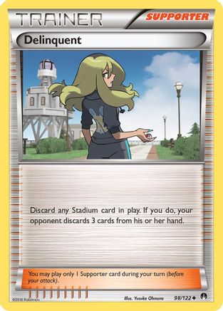 Delinquent (98/122) [XY: BREAKpoint] - Trinity Hobby