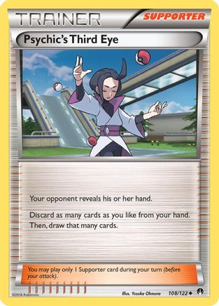 Psychic's Third Eye (108/122) [XY: BREAKpoint] - Trinity Hobby