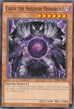 Caius the Shadow Monarch [SR01-EN004] Common - Trinity Hobby