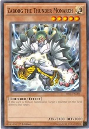 Zaborg the Thunder Monarch [SR01-EN005] Common - Trinity Hobby