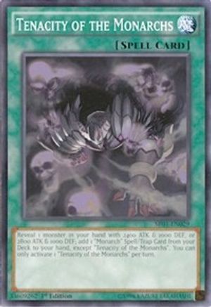 Tenacity of the Monarchs [SR01-EN029] Common - Trinity Hobby