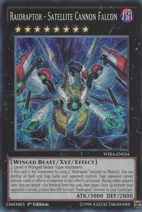Raidraptor - Satellite Cannon Falcon [WIRA-EN024] Secret Rare - Trinity Hobby
