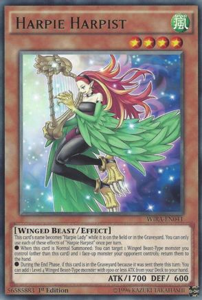 Harpie Harpist [WIRA-EN041] Rare - Trinity Hobby