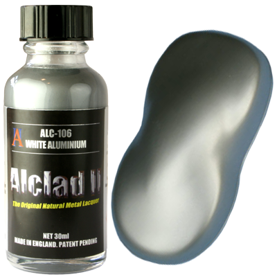 [Sale] ALCLAD II LACQUER 30ML White Aluminium - Trinity Hobby