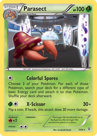 Parasect (7/83) [XY: Generations] - Trinity Hobby