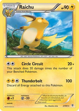 Raichu (27/83) [XY: Generations] - Trinity Hobby
