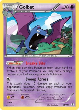 Golbat (31/83) [XY: Generations] - Trinity Hobby