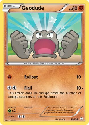 Geodude (43/83) [XY: Generations] - Trinity Hobby