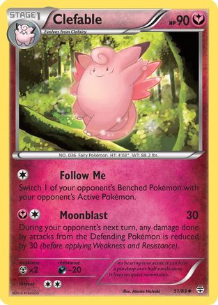Clefable (51/83) [XY: Generations] - Trinity Hobby