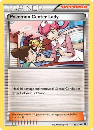 Pokemon Center Lady (68/83) [XY: Generations] - Trinity Hobby