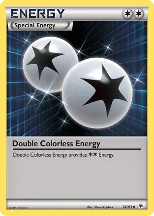 Double Colorless Energy (74/83) [XY: Generations] - Trinity Hobby