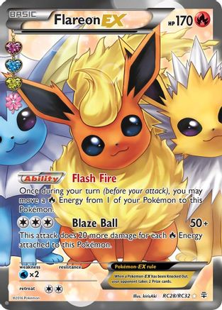 Flareon EX (RC28/RC32) [XY: Generations] - Trinity Hobby