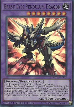 Beast-Eyes Pendulum Dragon [BOSH-ENSE1] Super Rare - Trinity Hobby