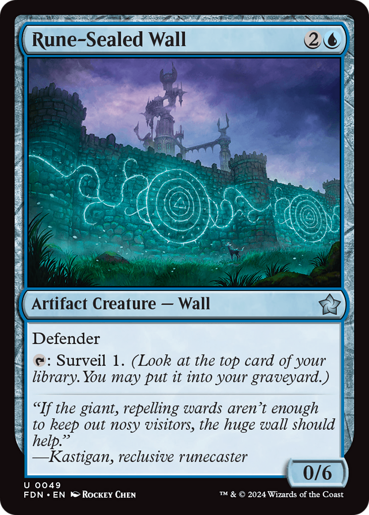 Rune-Sealed Wall [Foundations] - Trinity Hobby