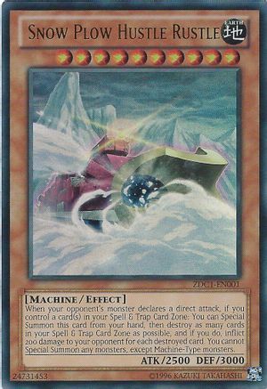 Snow Plow Hustle Rustle [ZDC1-EN001] Ultra Rare - Trinity Hobby