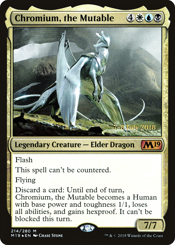 Chromium, the Mutable [Core Set 2019 Prerelease Promos] - Trinity Hobby