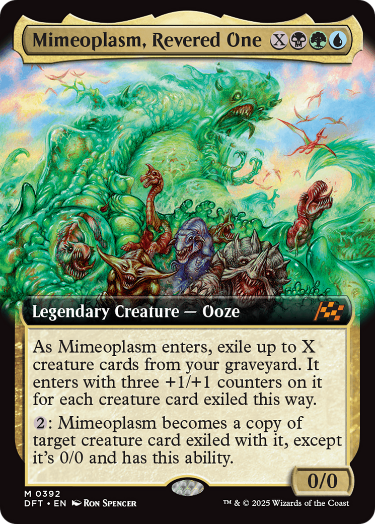Mimeoplasm, Revered One (Extended Art) [Aetherdrift] - Trinity Hobby
