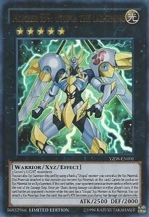 Number S39: Utopia the Lightning [YZ08-EN001] Ultra Rare - Trinity Hobby