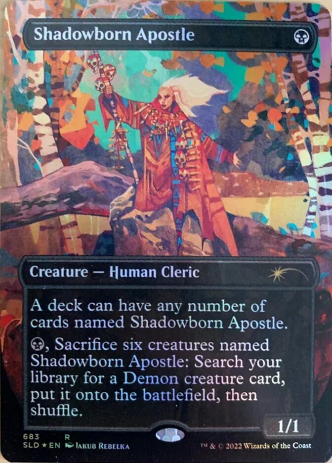Shadowborn Apostle (Borderless) (683) [Secret Lair Drop Promos] - Trinity Hobby
