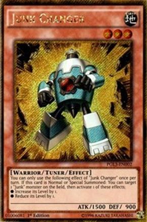 Junk Changer [PGL3-EN002] Gold Secret Rare - Trinity Hobby