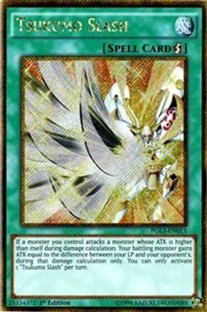 Tsukumo Slash [PGL3-EN013] Gold Secret Rare - Trinity Hobby