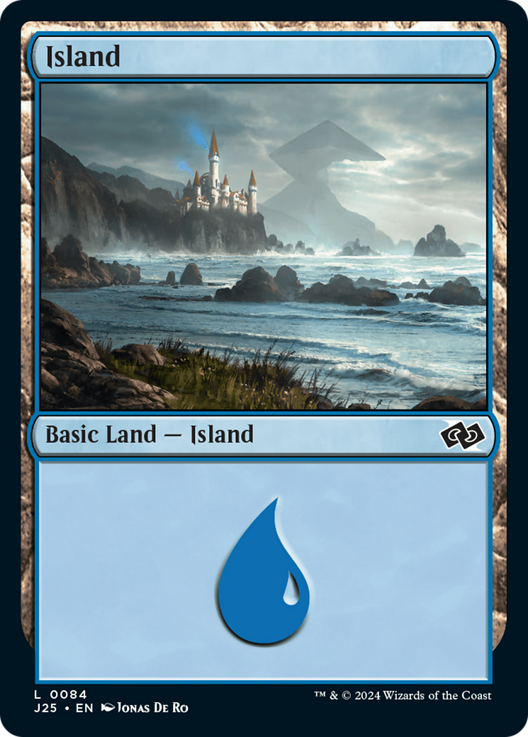 Island (84) [Foundations Jumpstart] - Trinity Hobby