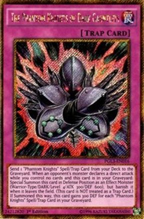 The Phantom Knights of Dark Gauntlets [PGL3-EN016] Gold Secret Rare - Trinity Hobby