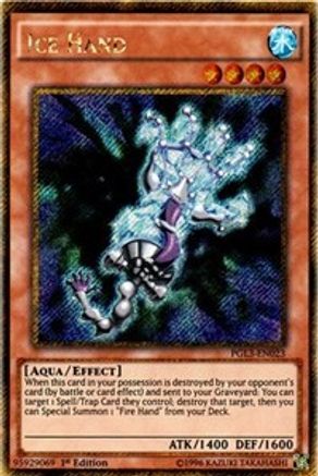 Ice Hand [PGL3-EN023] Gold Secret Rare - Trinity Hobby