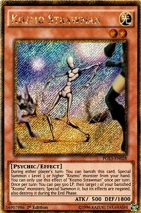 Kozmo Strawman [PGL3-EN028] Gold Secret Rare - Trinity Hobby