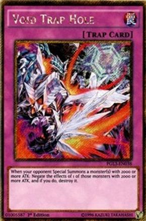 Void Trap Hole [PGL3-EN038] Gold Secret Rare - Trinity Hobby