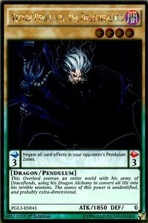 Vector Pendulum, the Dracoverlord [PGL3-EN041] Gold Rare - Trinity Hobby