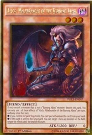 Alich, Malebranche of the Burning Abyss [PGL3-EN047] Gold Rare - Trinity Hobby