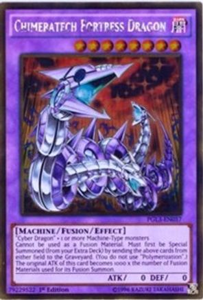 Chimeratech Fortress Dragon [PGL3-EN057] Gold Rare - Trinity Hobby