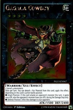 Gagaga Cowboy [PGL3-EN067] Gold Rare - Trinity Hobby