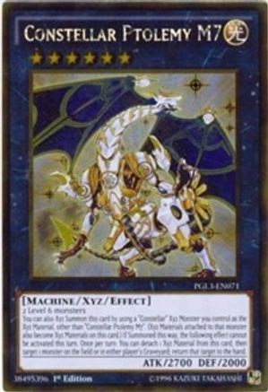 Constellar Ptolemy M7 [PGL3-EN071] Gold Rare - Trinity Hobby