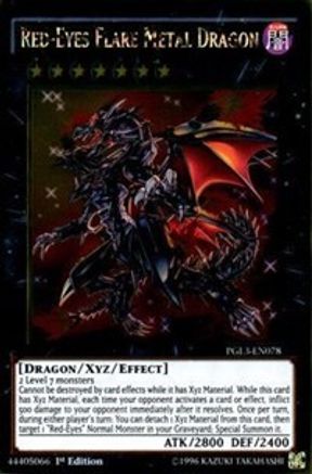 Red-Eyes Flare Metal Dragon [PGL3-EN078] Gold Rare - Trinity Hobby
