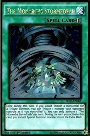 The Monarchs Stormforth [PGL3-EN085] Gold Rare - Trinity Hobby